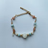 moonstone aquamarine sunstone bracelet dainty BR0017