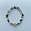 Golden rutile quartz magnesite labradorite bracelet BR0018